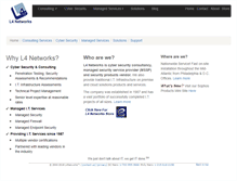 Tablet Screenshot of l4networks.com